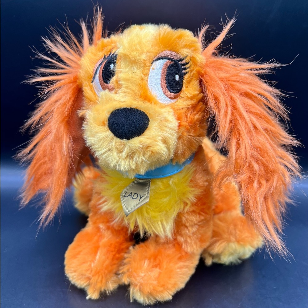 Disney Parks- Lady, Dog Orange and Yellow Plush
